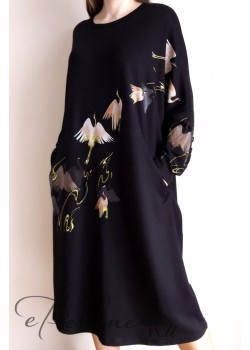 Nauja didelio dydžio DW suknelė su gandrais